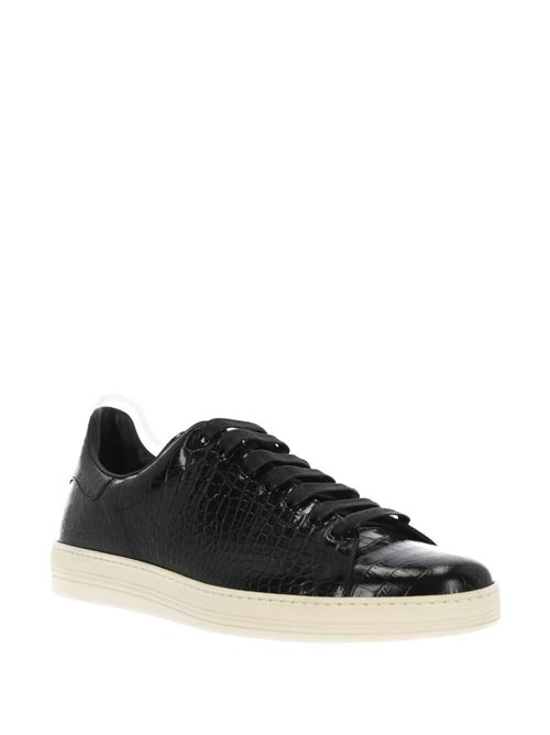 Sneakers in pelle nera Tom Ford | J1098LCL403C3NW02